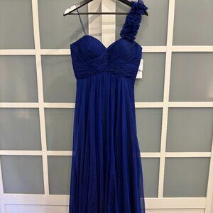 Teri Jon by Rickie Freeman royal blue gown